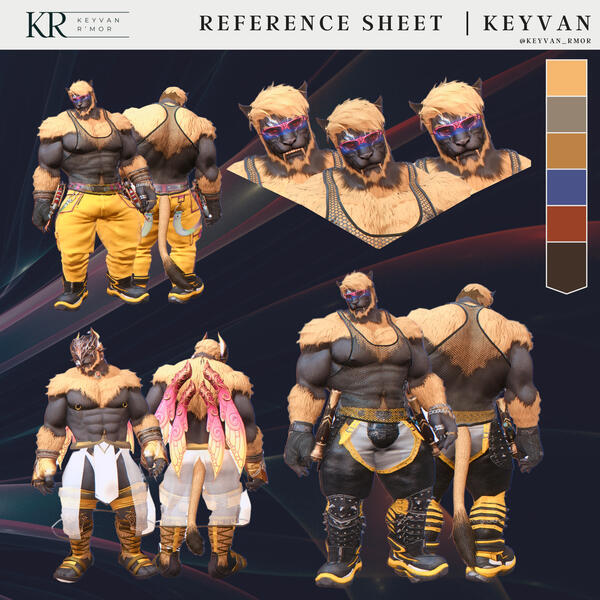 Detailed Ref Sheet: Keyvan R&#39;Mor
