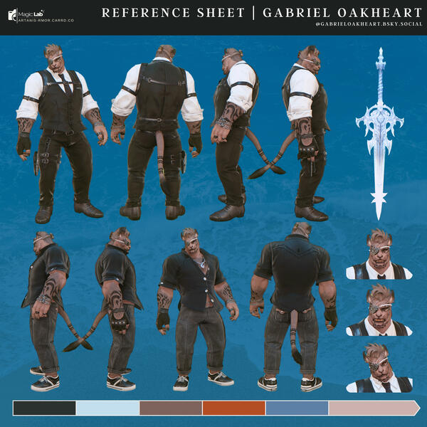 Detailed Refe Sheet: Gabriel Oakheart